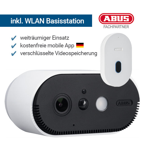 FullHD (1080p) Außenkamera mit WLAN und Akku von ABUS